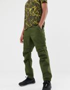 Asos 4505 Pants With Detachable Legs In Water Resistant Fabric - Green