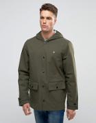 Lyle & Scott Showerproof Raincoat 2 Pocket In Green - Green