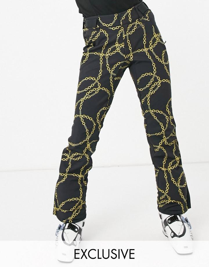 Protest Chain Softshell Ski Pant In Black Exclusive At Asos