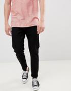 Levi's Hi-ball Roll Skater Tapered Fit Jeans In Point Guard 4-way Stretch Black