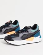 Puma Rs-z Core Sneakers In Black And Gray