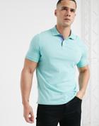 Polo Ralph Lauren Soft Jersey Polo Classic Fit Player Logo In Mint Green