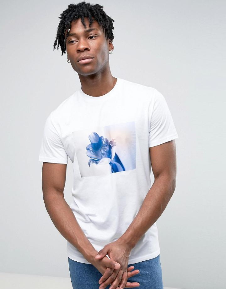 Weekday Alan Object Printed T-shirt - White