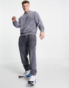 River Island Sweatpants In Washed Gray-grey