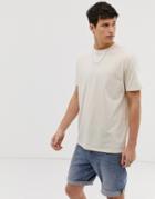 Asos Design Relaxed T-shirt With Crew Neck In Beige - Beige