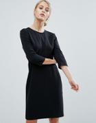 Storm & Marie Nanna 3/4 Sleeve Shift Dress - Black