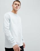 Asos Sweatshirt In Light Blue - Blue