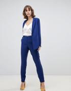 Selected Femme Split Hem Pants - Blue