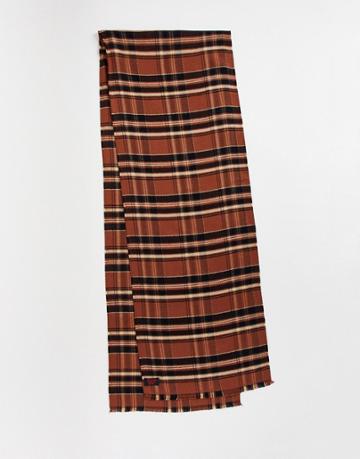 Devils Advocate Checked Scarf-multi