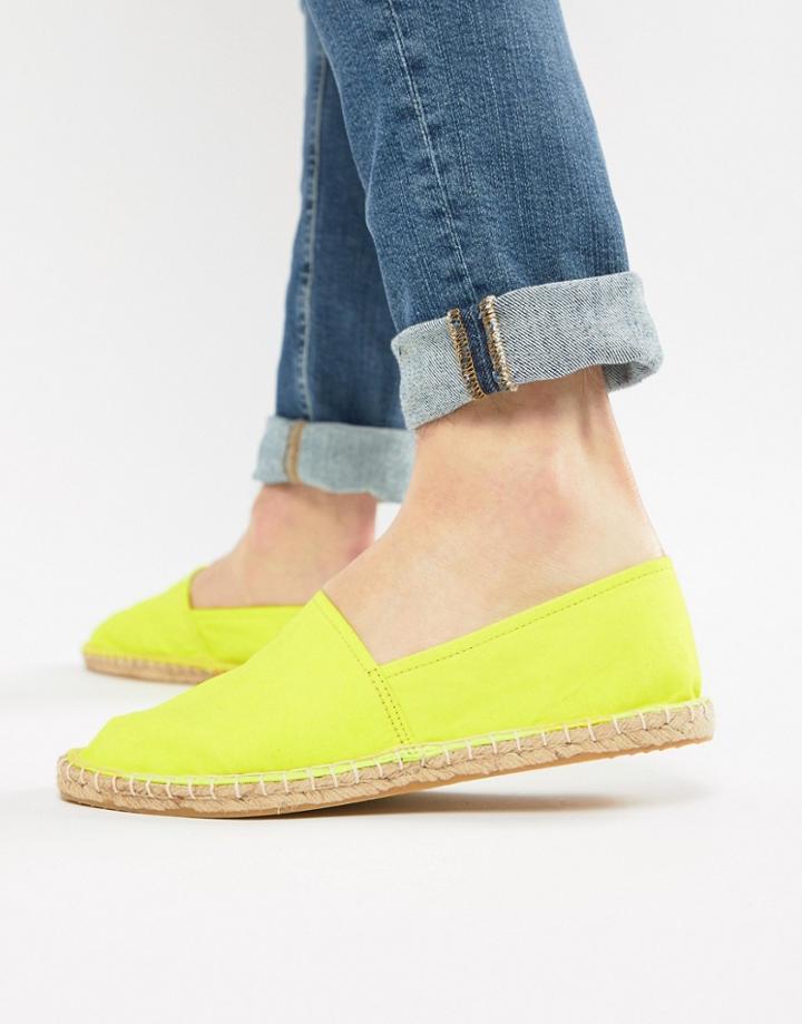 Asos Design Espadrilles In Yellow - Yellow