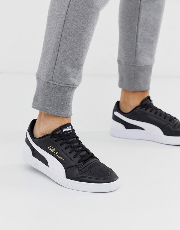 Puma Ralph Sampson Lo Sneakers In Black - Black