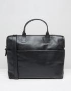 Royal Republiq Courier Single Leather Satchel In Black - Black