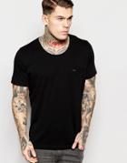 Diesel T-shirt T-kronox Loose Fit Scoop Neck In Black - Black