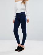 New Look High Waisted Jegging - Blue