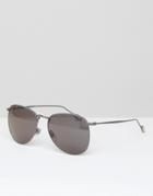 Gucci Aviator Sunglasses In Silver - Silver