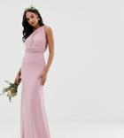 Tfnc Bridesmaid Exclusive Multiway Maxi Dress In Pink