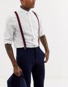 Peter Werth Simmons Suspenders-red