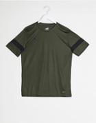 Puma Exclusive To Asos Soccer T-shirt In Khaki-green
