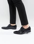 Ted Baker Peair Leather Derby Shoes In Black - Black