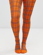 Weekday Checked Tights - Multi