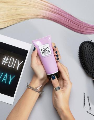 L'oreal Paris Colorista Wash Out Hair Color - Lilac - Purple