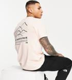 The North Face Peaks T-shirt In Pink Exclusive At Asos