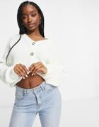 Unique21 Oversize Cardigan In White