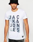 Jack & Jones T-shirt With Jack & Jones Print - White