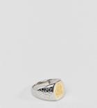 Serge Denimes Merchant Ring In Solid Silver With 14k Gold Plating - Gold