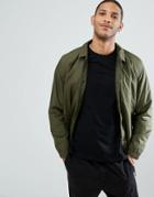 Selected Homme Padded Coach Jacket - Green