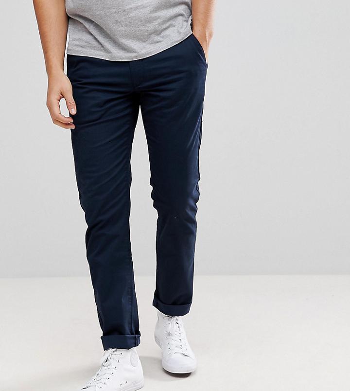 Farah Tall Elm Slim Fit Chino In Navy - Navy