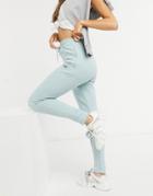 The Couture Club Archive Logo High Waisted Tracksuit Sweatpants-blues