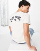 Billabong Arch Wave T-shirt In Cream-gray
