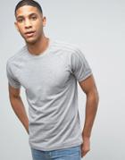 Adidas Originals California T-shirt In Triple Gray Bk7565 - Gray