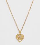 Image Gang Te Amo Gold Filled Twisted Chain Heart Necklace - Gold