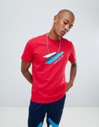 Adidas Originals Palmerston T-shirt In Red Dj3453 - Red