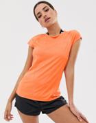 Puma Training T-shirt In Orange - Orange