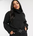 Micha Lounge Luxe High Neck Heavy Rib Sweater-navy