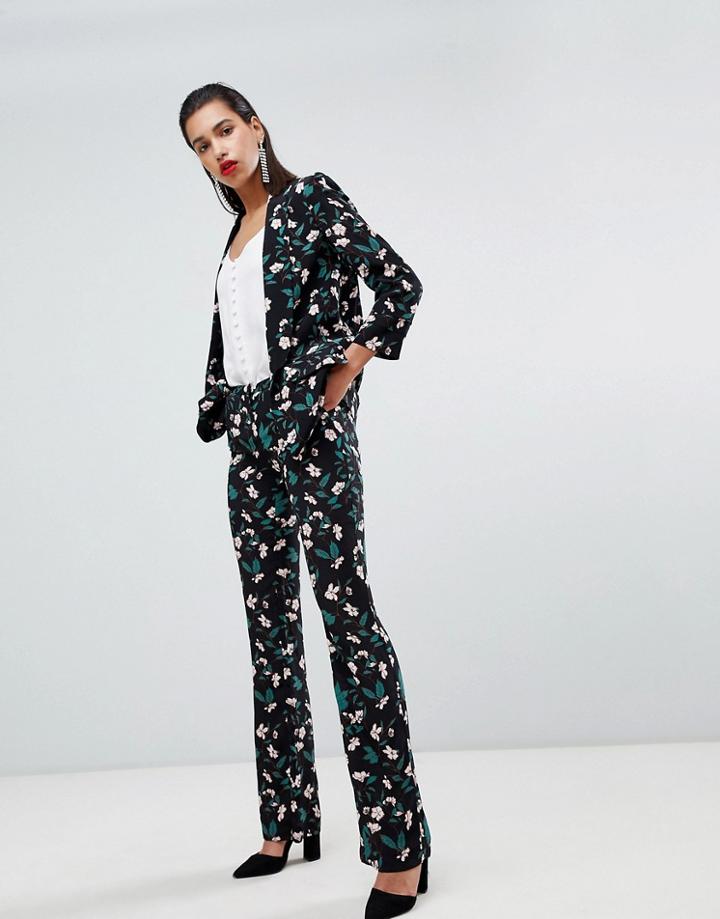 Morgan Allover Floral Cigarette Pants-multi