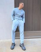 Asos Design Smart Tapered Sweatpants In Textured Fabric - Part Of A Set-grey
