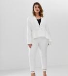 Unique21 Hero High Rise Tailored Pants - White