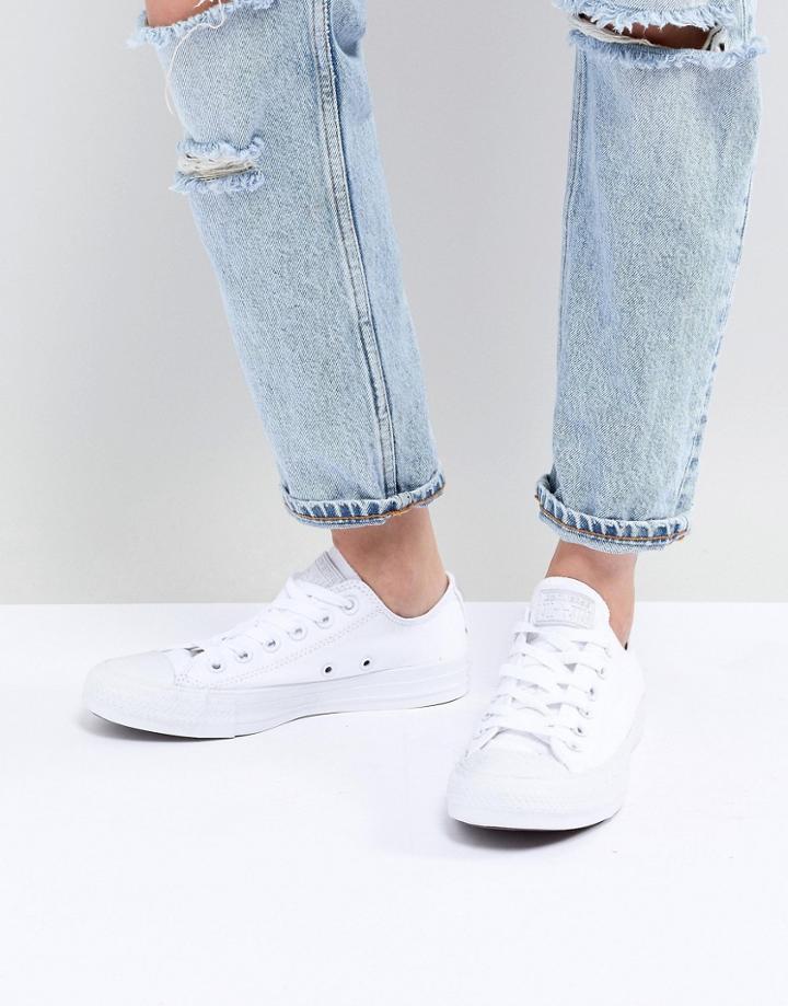 Converse Chuck Taylor All Star Ox White Monochrome Sneakers