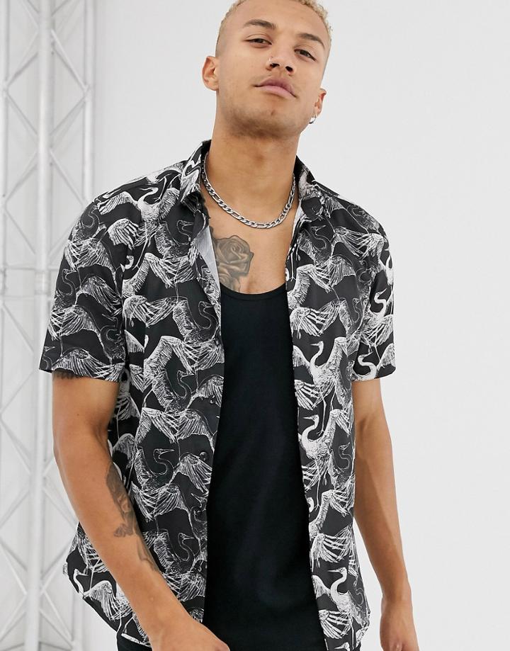 Bolongaro Trevor Stork Short Sleeve Shirt - Black