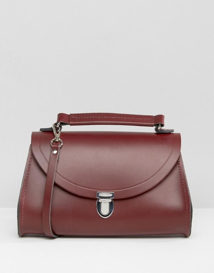 The Cambridge Satchel Company Mini Leather Poppy Cross Body Bag - Red