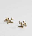 Reclaimed Vintage Inspired Bird Cufflinks In Antiqued Gold Exclusive To Asos - Gold