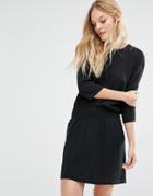 Y.a.s Artic Cinched Waist Dress - Black