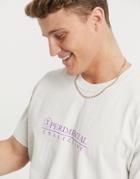 New Look Oversized T-shirt With 'xperimental' Print In Off White