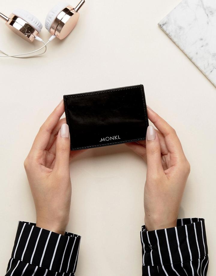 Monki Card Wallet - Black