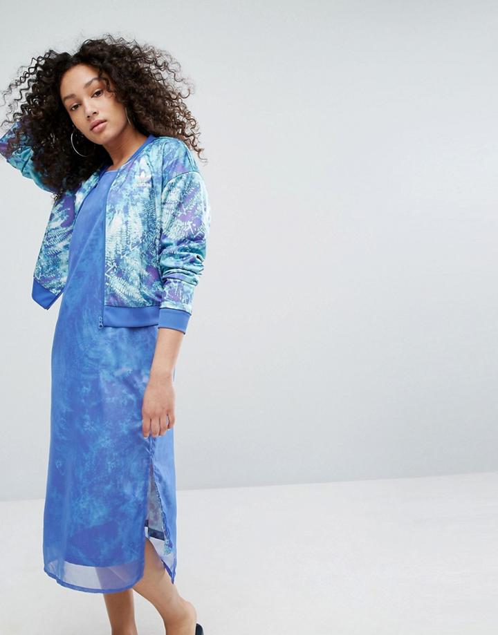 Adidas Originals Ocean Printed Bomber Jacket - Multi