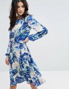Y.a.s Glaze Floral Dress - Multi